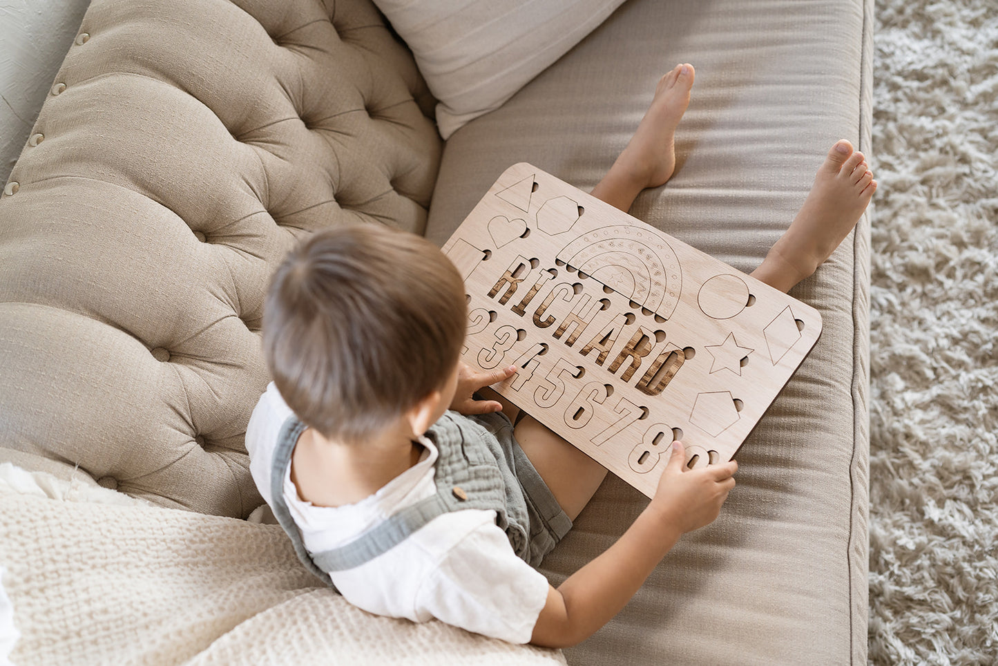 Rainbow Learning Puzzle