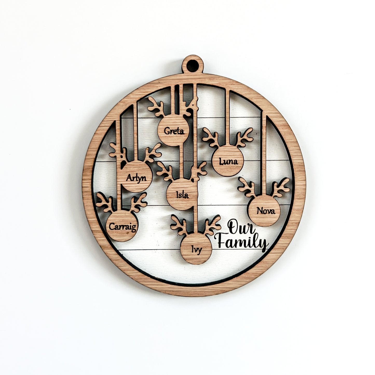 Our Family Reindeer Ornaments