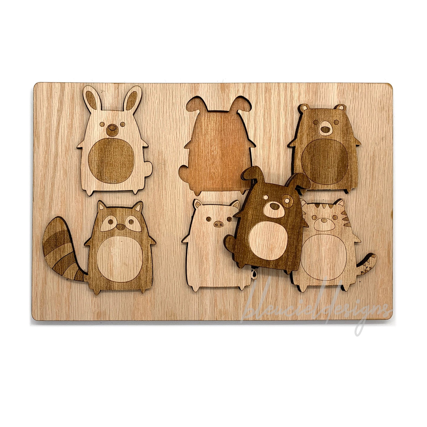 Woodland Animals Block Puzzle