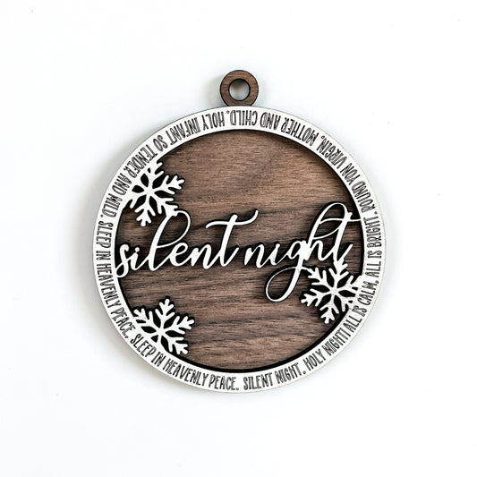 "Silent Night" Song Ornament