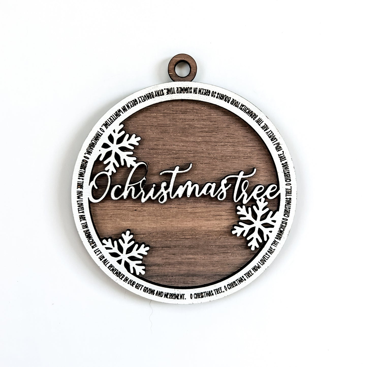 "O Christmas Tree" Song Ornament